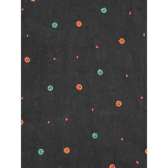 Paris Atlier & Other Stories - Black Floral Crew Neck - L/S - Shift Dress Sz 6 - Picture 3 of 6